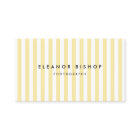 Yellow and White Pinstripes Pattern Modern