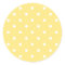 Yellow and White Polka Dots Pattern.