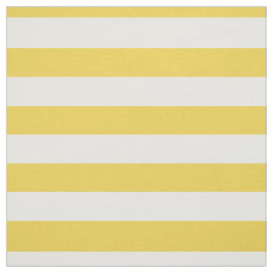 Yellow and White Stripe Pattern Fabric