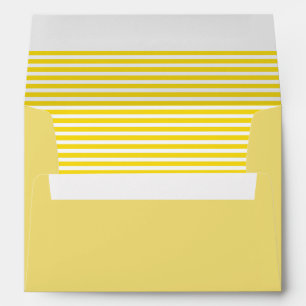 Yellow and White Striped Envelopes