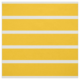 Yellow and White Stripes Design Fabric