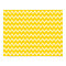 Yellow and White Zigzag Pattern