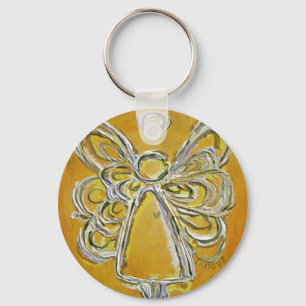 Yellow Angel Keychain