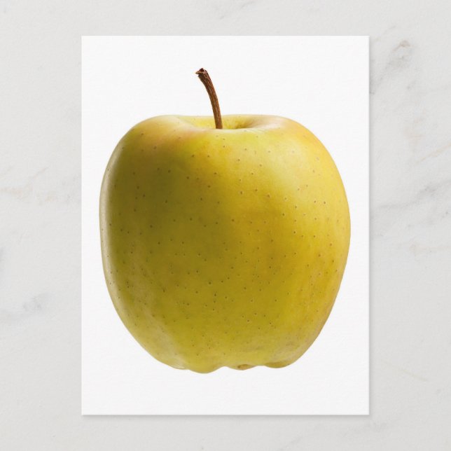 Yellow apple postcard (Front)