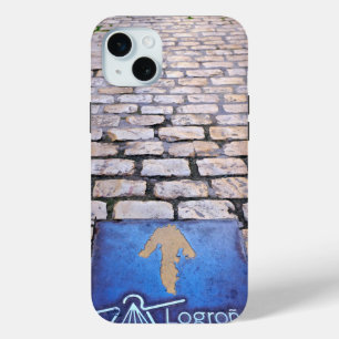 Yellow arrow iPhone 15 mini case