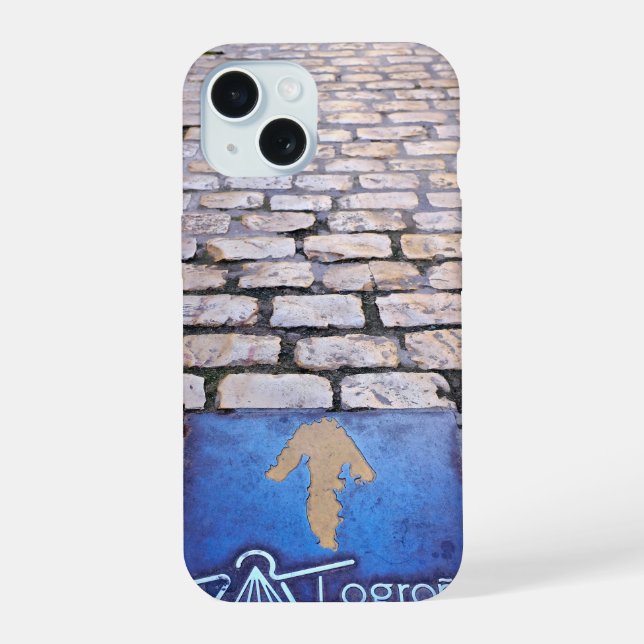 Yellow arrow iPhone 15 case (Back)
