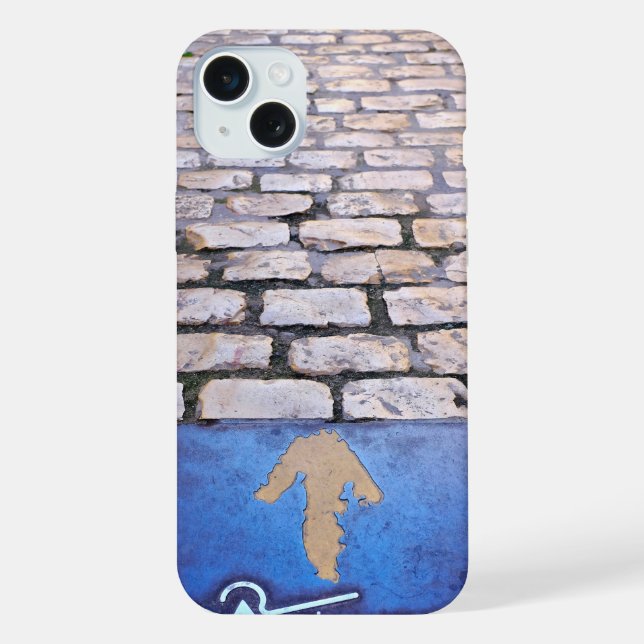 Yellow arrow iPhone case (Back)