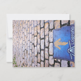 Yellow arrow postcard