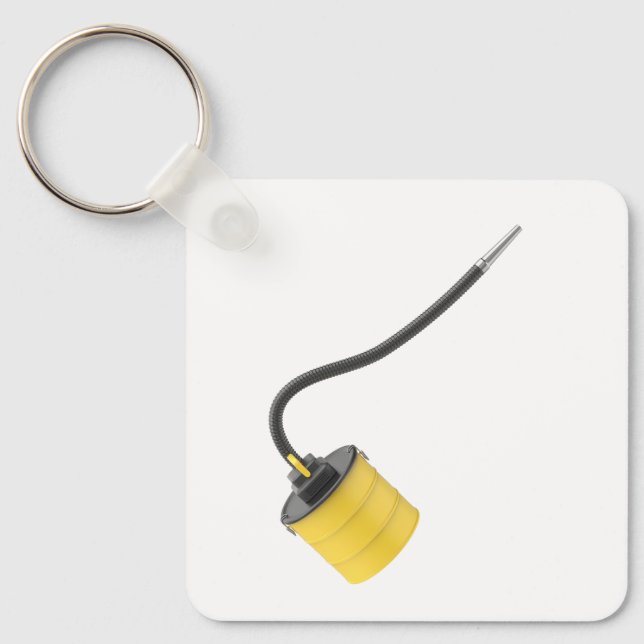 Yellow ash vacuum cleaner keychain (Front)