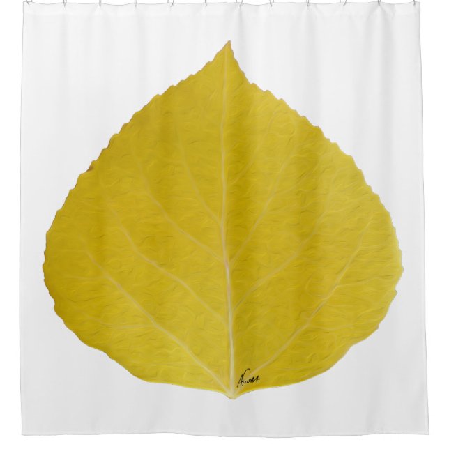 Yellow Aspen Leaf #5 (Front)