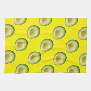 Yellow Avocados Green Guacamole 4Kiki Kitchen Towel