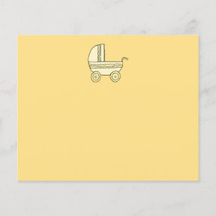 Yellow Baby Pram.