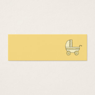 Yellow Baby Pram.