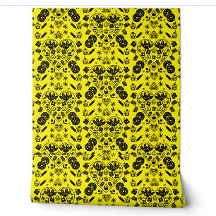 Yellow Baking Kitchen Decor Wallpaper
