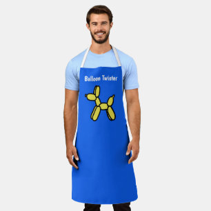 Yellow Balloon Dog Twister Apron