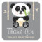 Yellow Bamboo Panda Baby Shower Thank You Stickers