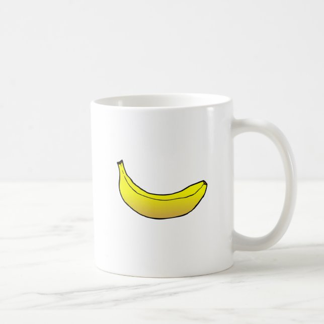 Yellow Banana Coffee Mug (Right)