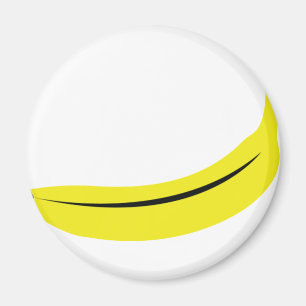 yellow banana fruit magnet