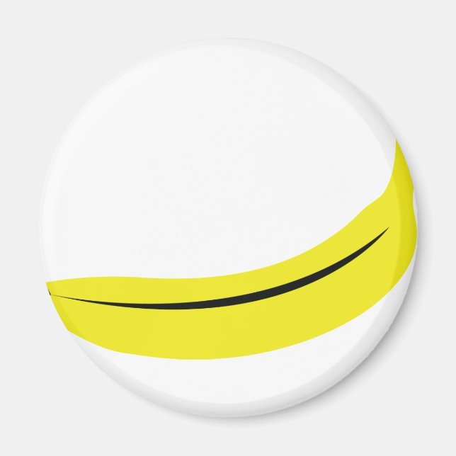 yellow banana fruit magnet (Front)