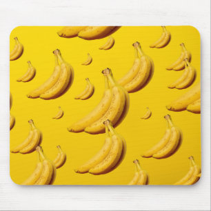 Yellow Banana Fruits Mouse Pad