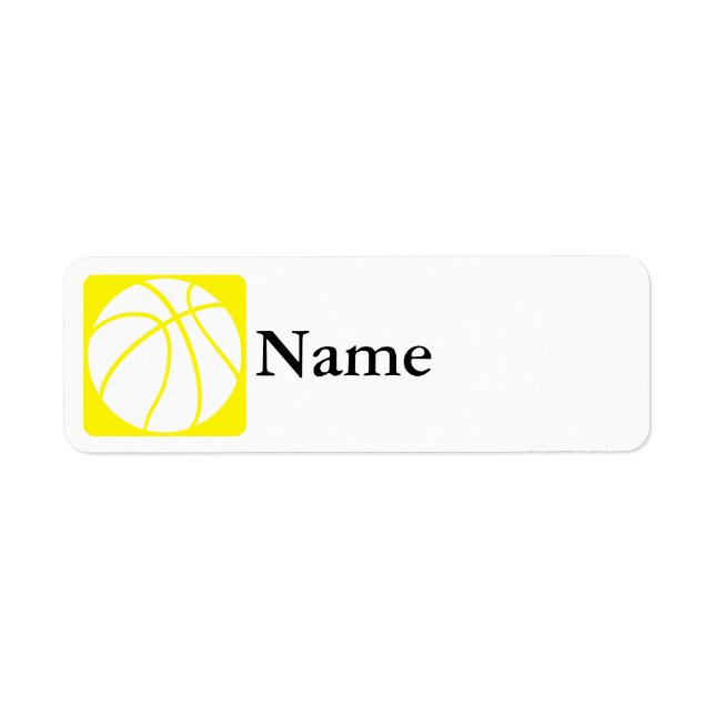 Yellow basketball (Front)