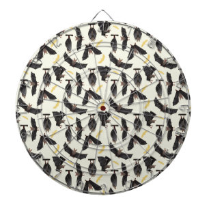 yellow bats dartboard