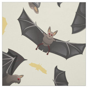 yellow bats fabric