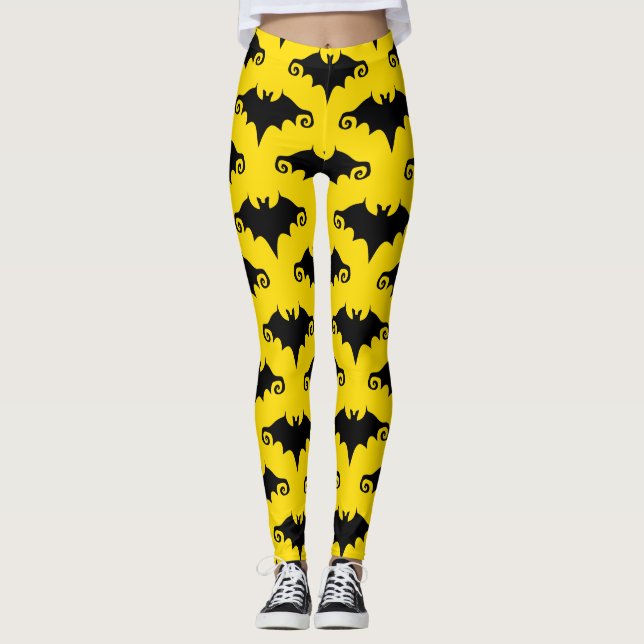 yellow bats leggings (Front)