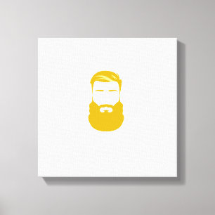 Yellow Beard  Wrapped Canvas