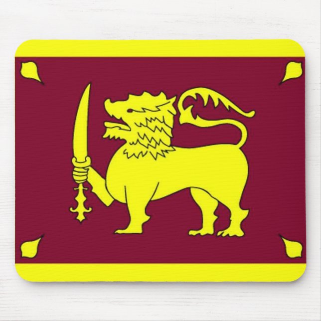 Yellow Beast Mouse Pad (Front)