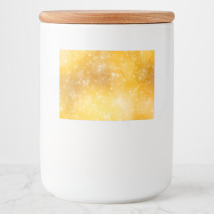 Yellow Beauty Food Label