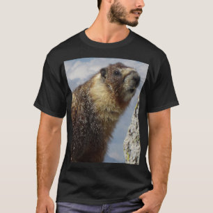 Yellow Bellied Marmot in Yosemite T-Shirt