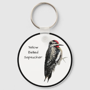 Yellow-Bellied Sapsucker Keychain