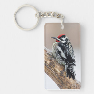 Yellow-bellied Sapsucker male Keychain