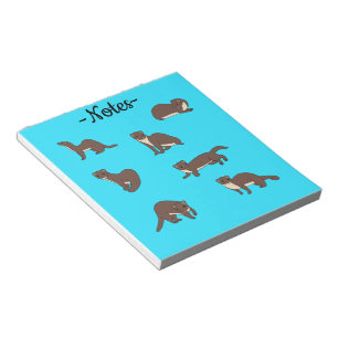 Yellow bellied Weasels  Notepad
