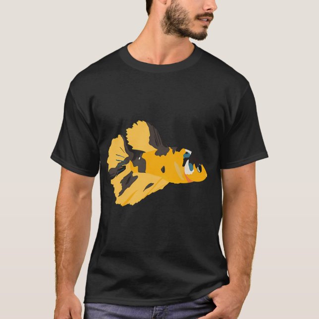 Yellow Betta Fish T-Shirt (Front)