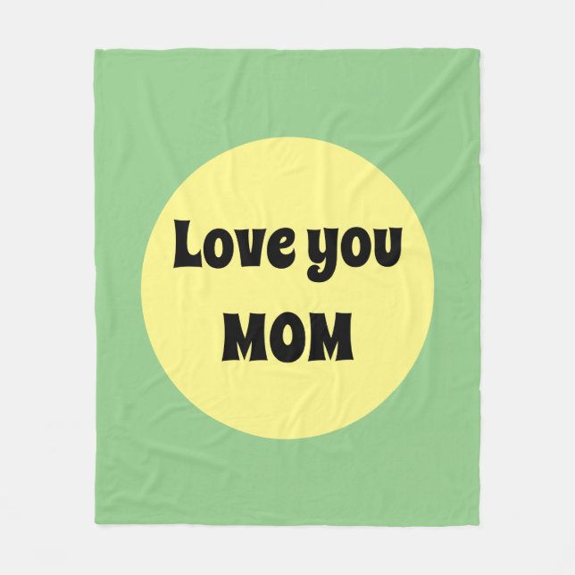 Yellow Big Dot Fleece Blanket (Front)