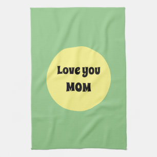 Yellow Big Dot Kitchen Towel