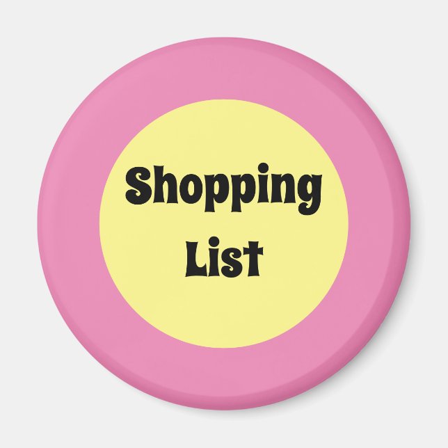 Yellow Big Dot Magnet (Front)