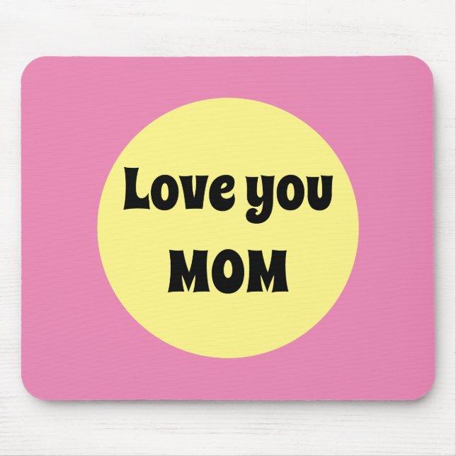 Yellow Big Dot Mouse Pad (Front)