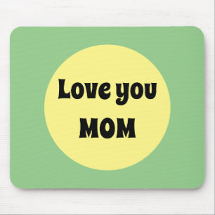 Yellow Big Dot Mouse Pad