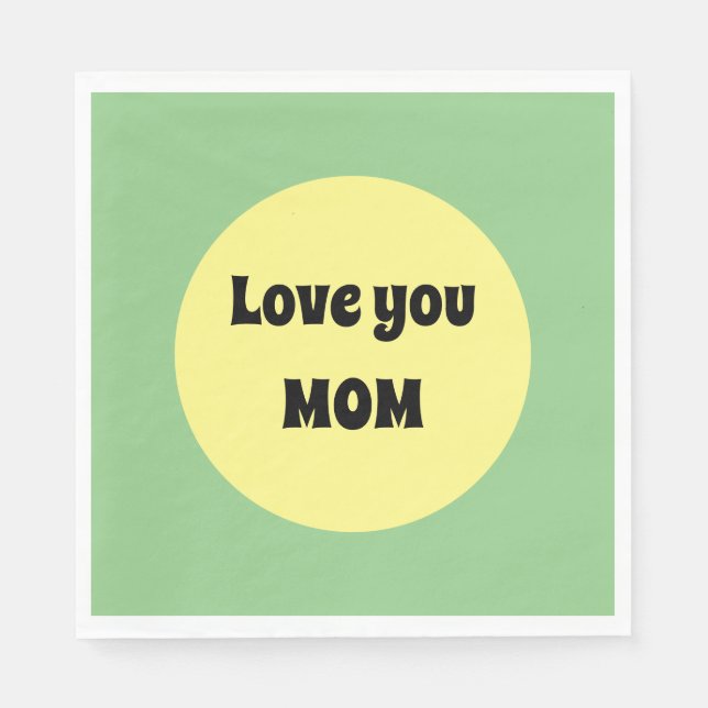 Yellow Big Dot Napkin (Front)