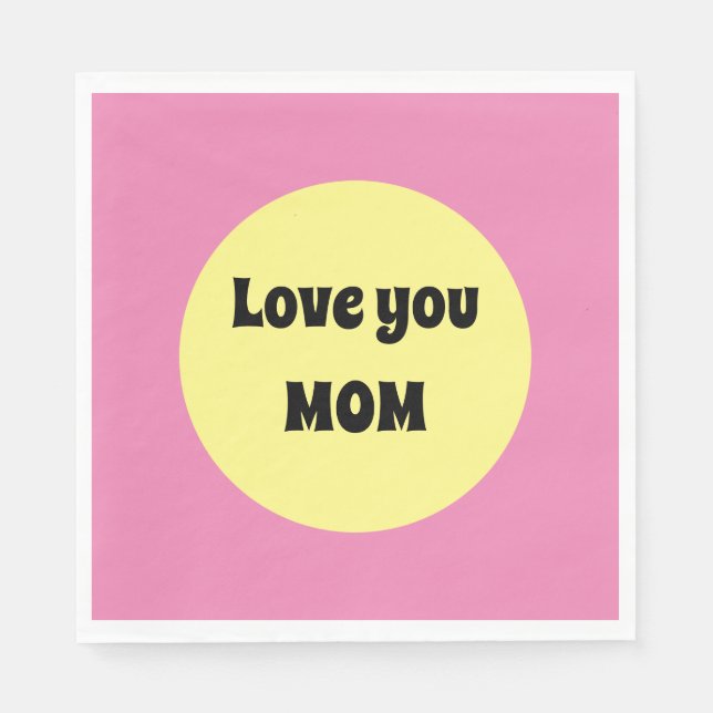 Yellow Big Dot Napkin (Front)