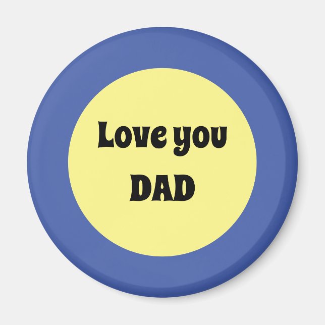 Yellow Big Dot Square Sticker Magnet (Front)