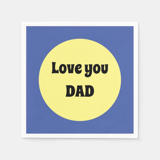 Yellow Big Dot Square Sticker Napkin (Front)