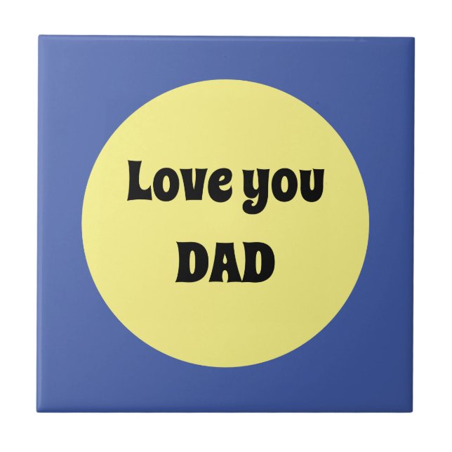 Yellow Big Dot Square Sticker Tile (Front)