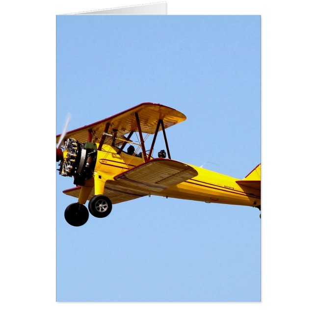 Yellow Biplane (Front)