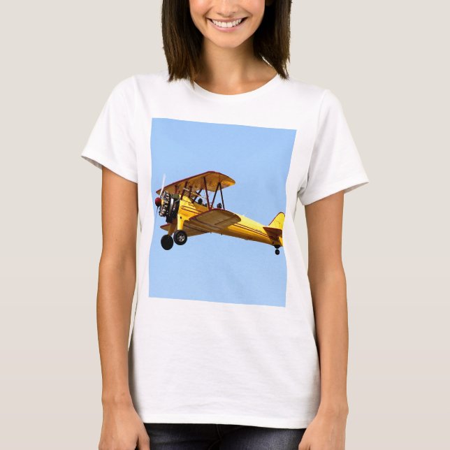 Yellow Biplane T-Shirt (Front)