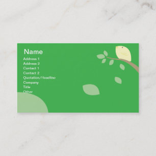 Yellow Bird - Business Business Card