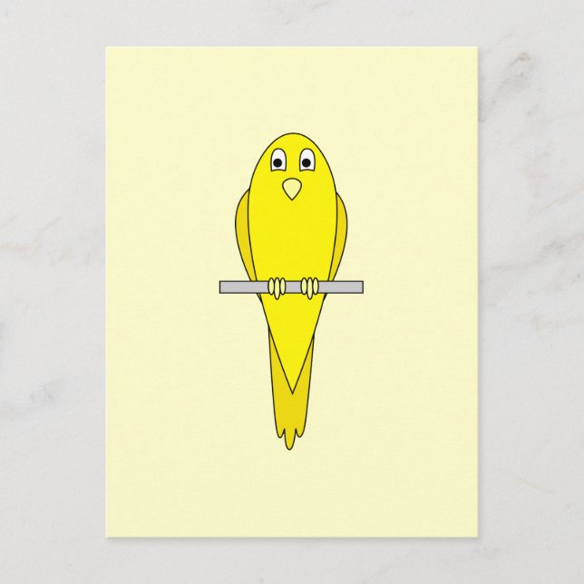 Yellow Bird. Canary. Postcard (Front)